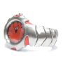 Oakley Blade Brushed Stainless Steel Red Dial Watch