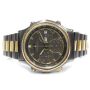 Seiko Quartz Chronograph 7A38-725A Gold and Black Vintage Watch