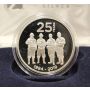 Pan American Silver one troy ounce 999 silver round 25 years 