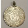 1913 India One Rupee silver coin 