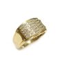 10 Karat Yellow Gold Men's 0.33 Carat Diamond Ring 