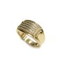 10 Karat Yellow Gold Men's 0.33 Carat Diamond Ring 
