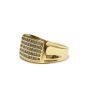 10 Karat Yellow Gold Men's 0.33 Carat Diamond Ring 