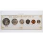 1958 Canada Gem Prooflike 6-coin set  One Cent to Silver Dollar 