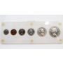 1958 Canada Gem Prooflike 6-coin set  One Cent to Silver Dollar 