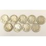 1925 Buffalo Nickels 3x1925 3x1925d 3x1925s  9-coins 