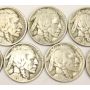 1925 Buffalo Nickels 3x1925 3x1925d 3x1925s  9-coins 