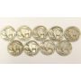 1925 Buffalo Nickels 3x1925 3x1925d 3x1925s  9-coins 
