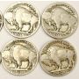 10x Buffalo Nickels 8x 1923  and  2x 1923s all with readable dates