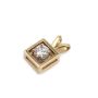10 Karat Yellow Gold 0.30 Carat Diamond Pendant 
