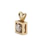 10 Karat Yellow Gold 0.30 Carat Diamond Pendant 