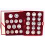 1980 Moscow Olympics full 28-coin Choice Proof set COAs 20+ ozs pure silver
