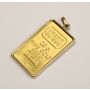 Credit Suisse Zurich 2.5 Grams Fine Gold Bar 999.9 With 14k Bezel 
