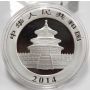 2x 2014 1 oz Chinese Silver Panda 10 Yuan .999 Silver and 24k Gold Gilded Coins