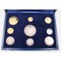 IRAN 1971 Gold and Silver 9-coin Gem Proof coin set 2500 years of Monarchy