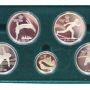 1988 Calgary Olympic Silver & Gold Proof set 11-coins 