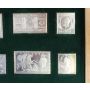 Stamps of Royalty 482 grams of .925 Sterling silver  