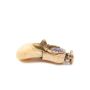 BPOE Elks tooth 14K gold enamelled ELK 1-inch pendant Ruby eyes 