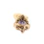 BPOE Elks tooth 14K gold enamelled ELK 1-inch pendant Ruby eyes 
