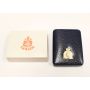 Official RCMP silver dollar 1873-1973 Golden RCMP Crest on 
