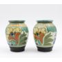 Regina Gouda Pottery Holland vases Royal PEGGY 2-vases 