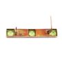 Peridot & Seed Pearls 14k yg Bar Pin circa-1920 Birmingham 