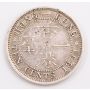 1891 Hong Kong 10 cents silver coin VF+