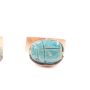 14K Gold cufflinks with 2x .5 inch Egypt Scarabs DNNCY 1960 14K CANADA 