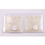 1951 & 1952 canada 10 cents 2-coins both ICCS MS63