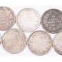 1902 02H 03 03H 04 05 06 07 08 09 & 1910 Canada 10 cents 11-coins G & VG