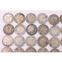 50x Canada 10 cents 3x1912 7x13 9x17 15x18 8x20 6x21 2x28 50-coins G to VG