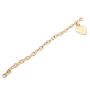Tiffany & Co 18K Yellow Gold Heart Tag Charm Bracelet