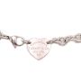 Tiffany & Co. Sterling silver Return to Tiffany Heart Tag Choker Necklace 15''