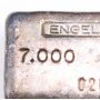 Rare 2nd series Engelhard 7oz poured loaf ingot .999+ Silver Bar 7 Oz Odd Size