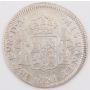 1795 Chile 2 Reales silver coin DA Santiago KM#59 a/EF