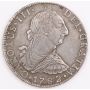 1782 Bolivia 8 Reales silver coin PR Potosi KM#55 EF obverse scratch