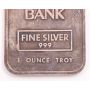 1 oz Royal Bank JM Johnson Matthey 999 Vintage Silver Bar. Mintage - 1000 