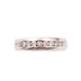 0.50ct Diamond ring 14K white gold 10x 0.05ct Diamonds 5.87 grams 