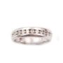 0.50ct Diamond ring 14K white gold 10x 0.05ct Diamonds 5.87 grams 