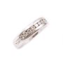0.50ct Diamond ring 14K white gold 10x 0.05ct Diamonds 5.87 grams 