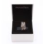 PANDORA 14k Gold Sterling Silver Rope Ring