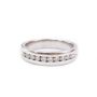 0.50ct Diamond ring 14K white gold 10x 0.05ct Diamonds 5.87 grams 