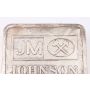 JM 1970's Johnson Matthey 100 oz 999 Pure Silver Struck Bar