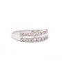 18K white gold ring with 60x Baguette & Round Diamonds 