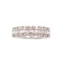 18K white gold ring with 60x Baguette & Round Diamonds 