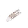 18K white gold ring with 60x Baguette & Round Diamonds 