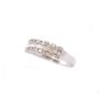 18K white gold ring with 60x Baguette & Round Diamonds 