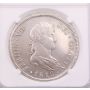 Chile 8 Reales 1812 SO FJ  NGC AU details cleaned