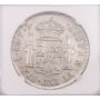 Chile 8 Reales 1812 SO FJ  NGC AU details cleaned