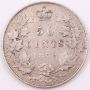 1872H Canada 50 Cents A/A VF+
